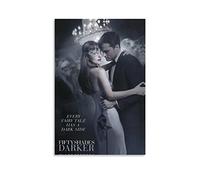 Enartly Impression sur toile Affiche Jamie Dornan Dakota Johnson Poster Canvas Wall Art Immagini per Camera da letto Wall Art Regali Decor 60 * 80cm Senza Cornice