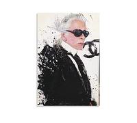 Enartly Impression sur toile Affiche Karl Lagerfeld-268 Poster e stampe d'arte murali Arredamento moderno per la casa per la camera da letto della famiglia 50 * 70cm Senza Cornice