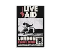 Enartly Impression sur toile Affiche Live Aid Room Decor Pictures Decorative Canvas Wall Art Soggiorno Poster Camera da letto 60 * 80cm Senza Cornice