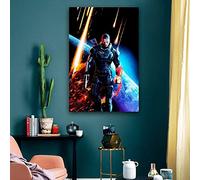 Enartly Impression sur toile Affiche Mass Effect poster stampa parete arte soggiorno corridoio ufficio casa 50 * 70cm Senza Cornice