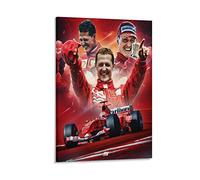 Enartly Impression sur toile Affiche Michael Schumacher Tapete Poster HD-Leinwand-Kunst Modern per la decorazione della parete dell'ufficio della stanza di casa 60 * 90cm Senza Cornice