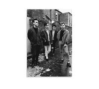 Enartly Impression sur toile Affiche Morrissey Andy Rourke Johnny Marr Poster Canvas Wall Art Room Pictures for Bedroom Gifts Decor 50 * 70cm Senza Cornice