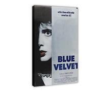 Enartly Impression sur toile Affiche Movie Blue Velvet Classic Cover Decorative Canvas Wall Art Soggiorno Poster Camera da letto 50 * 70cm Senza Cornice