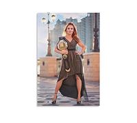 Enartly Impression sur toile Affiche Muay Thai Valentina Shevchenko Girls Hostel Canvas Wall Art Living Room Posters Camera da letto Decor Painting 30 * 50cm Senza Cornice
