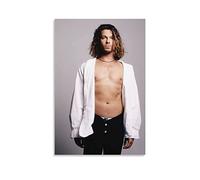 Enartly Impression sur toile Affiche Poster del cantante classico Michael Hutchence 8 poster del soggiorno Camera da letto Decorazione della cucina Pittura 30 * 50cm Senza Cornice