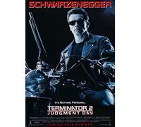 Enartly Impression sur toile Affiche Terminator 2 Judment Day By James Cameron Film Decorativo Soggiorno Poster 40 * 60cm Senza Cornice
