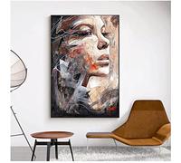 Enartly Peintures Sur Toile Acquerello Donna Ritratti Ragazza Poster Decorazione Soggiorno Camera da letto Pittura 30 * 50cm Senza Cornice