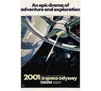 Enartly Peintures Sur Toile OMG Printing Stanley Kubrick's 2001 A Space Odyssey Film Print Picture Picture Print Modern Family Bedroom Decor Posters 40 * 60cm Senza Cornice