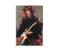 Enartly Toile Oeuvre Peinture Eric Clapton-82 Stampa dipinti per soggiorno Camera da letto decorazione 50 * 70cm Senza Cornice