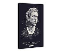 Enartly Toile Oeuvre Peinture Luka Modric Soccer Posters Motivational Inspirational Quotes 7 Canvas Camera da letto Wall Print Office Room Decor Regali 30 * 50cm Senza Cornice