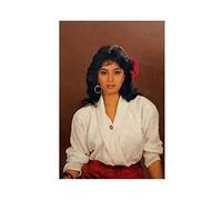 Enartly Toile Oeuvre Peinture Madhuri Dixit 9 Poster Canvas Wall Art Immagini per Camera da letto Wall Art Regali Decor 30 * 50cm Senza Cornice