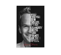 Enartly Toile Oeuvre Peinture Neil Patrick Harris Tela decorativa Wall Art Soggiorno Poster Camera da letto 60 * 80cm Senza Cornice