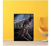 Enartly Toile Oeuvre Peinture Sekiro Ombre Die Twices Tela decorativa Wall Art Soggiorno Poster Camera da letto 60 * 90cm Senza Cornice