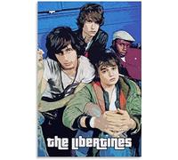 Enartly Toile Oeuvre Peinture The Libertines British Rock Band Poster Decorativo Soggiorno Camera da Letto Pittura 30 * 50cm Senza Cornice