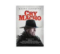 Enartly Toile Peinture Cry Macho Clint Eastwood Film Cover Poster Decorazione Soggiorno Camera da letto Pittura 50 * 70cm Senza Cornice