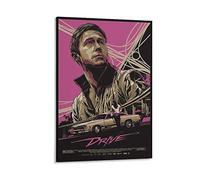 Enartly Toile Peinture Drive Movie Classic Movie Coverr Case Poster Soggiorno Camera da letto Pittura Opera d'arte 60 * 80cm Senza Cornice