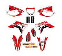 ENARUI Kit Déco Autocollant Stickers Compatible avec Honda 450 crf crf450r 2017-2020 et 250 crf crf250r 2018-2021