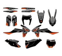 ENARUI Kit Déco Autocollant Stickers Compatible avec KTM 250 450 125 150 200 300 350 500 525 SXF SX XC XCF 2016 2017 2018 et EXC EXCF XCW 2017 2018 2019