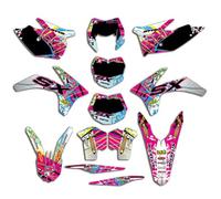 ENARUI Kit Déco Autocollant Stickers Compatible avec KTM 250 450 350 200 125 300 150 500 525 EXC EXC-F XCW 2012 2013 et KTM XC XCF SXF 2011 2012