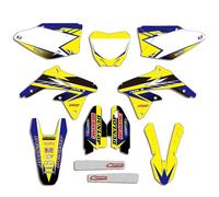 ENARUI Kit Déco Autocollant Stickers Compatible avec Suzuki 450 RMZ 2008-2017 et Numéro personnalisé gratuit