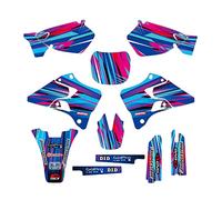 ENARUI Kit Déco Autocollant Stickers Compatible avec Yamaha 125 250 YZ YZ125 YZ250 1996 1997 1998 1999 2000 2001