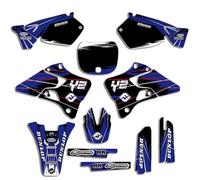 ENARUI Kit Déco Autocollant Stickers Compatible avec Yamaha 125 250 YZ YZ250 YZ125 1996 1997 1998 1999 2000 2001