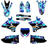 ENARUI Kit Déco Autocollant Stickers Compatible avec Yamaha 125 250 YZ YZ250 YZ125 2015 2016 2017 2018 2019 2020 2021