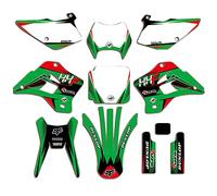 ENARUI Kit Déco Autocollant Stickers compatibles avec Kawasaki KDX200 KDX220 KDX 200 KDX 220 1995-2008