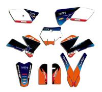 ENARUI Kit Deco Autocollant Stickers Compatibles avec KTM 85 SX 85SX 2006-2012 et Numéro Gratuit Personnalisé