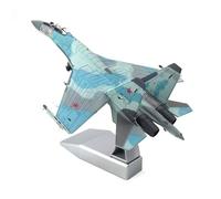 Enatuhter 1/100 SU 35 Super Position Latérale SU-35 Avion de chasse en alliage Modèle militaire Avion d'attaque Avion Militaire Modèles pour adultes