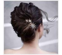 Enautoabs Peigne à cheveux vintage en forme d'étoile dorée - Peigne à cheveux céleste pour mariée - Accessoires de cheveux décoratifs pour femme