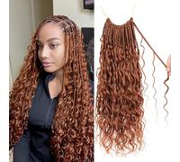Enbeautiful Boho Box Braids 18" Pure Protein Fiber Close to Human Hair 350#