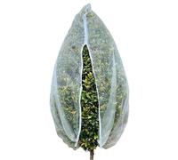 Enbebamd Netting d'arbre aux Fruits, 9.8x9.8ft Netting d'insectes à Maille Fins Respirant pour Jardin avec Fermeture éclair et Cordon de Cordon pour Oiseau, cerf, écureuil, Jardin, greenhousetree