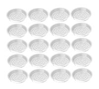 Enbebamd Soucoupe de Plante 20pcs 8 Pouces Plateaux de Plante Round PP PP Pot Saucers imperméables Plateaux Goutte à Goutte Transparents pour intérieur, extérieur, Gardening Supplies Saucer