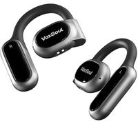 ENC Écouteurs sans fil Bluetooth 5.3 pour le sport, 55 heures de lecture, casque ENC sans fil avec 4 microphones, haut-parleur de 16,2 mm, basses stéréo Hi-Fi, pour bureau, loisirs, sport,