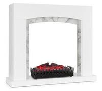 Encadrement de cheminée Studio Frame II Klarstein + Insert de cheminée avec éclairage halogène Kamini FX G