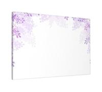 Encadrement de fleurs lilas en fleur