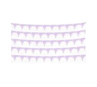 Encadrement de fleurs lilas en fleur à suspendre - Bannière de vacances avec 4 trous métalliques pour améliorer les vibrations festives n'importe où