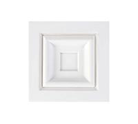 Encadrement de porte DK04 - Cadre en plastique PU blanc, ensemble et sélection de composants - Grand Decor (pièce d'angle D493)
