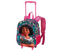 Encanto Mirabel-Sac à Dos 3D à roulettes Petit, Multicolore