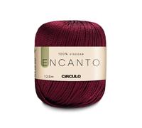 Encanto Pelote de fil de circulo - 100% viscose (1 pelote) - 100 g - 128 m - Peigné clair (3794)
