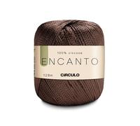 Encanto Pelote de fil de circulo - 100% viscose (1 pelote) - 100 g - 128 m - Peigné clair (7382)
