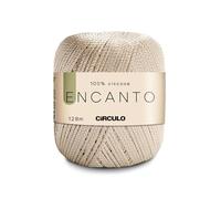 Encanto Pelote de fil de circulo - 100% viscose (1 pelote) - 100 g - 128 m - Peigné clair (7650)