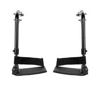 ENCAREFOR 1 paire de repose-pieds élévateurs pour fauteuil roulant, repose-pieds composite, supports de mollet non rembourrés, pour fauteuils roulants standard