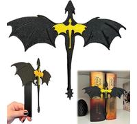 Encart de livre - Fourth Wing Dragons, fournitures de marque-pages de dragon volant 3D faites à la main, produits de fan de fantaisie et accessoires sympas pour la décoration de la bibliothèque