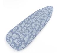 Encasa XO Funda Con Almohadilla Extra Gruesa De 4 Mm, Bleu Chambray, Para Tablas Medianas (112x34 cm), Ajuste Elástico, Reflectante Al Calor, Protectora Para Planchas De Vapor.