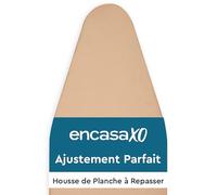 Encasa XO Housse Table à Repasser, Bande Élastique 49"x15" Beige Clair