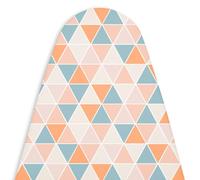 Encasa XO Housse Table à Repasser Luxury Line avec Rembourrage Extra épais (Convient aux Planches Standard de Wide de 125x46 cm) Triangles - pour Home & Hotel