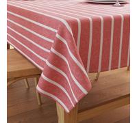 Encasa XO Nappe Rectangulaire en Coton | (140x180 cm) | Rayons Rouges | Nappe Décorative