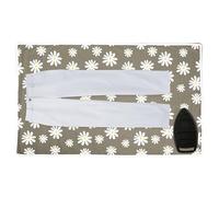 Encasa XO Tapis de Repassage 70x50 cm avec Rembourrage de 3mm & Repose-Fer Silicone pour Le Repassage à la Vapeur sur la Table ou Le lit-Couverture résistante à la Chaleur- Gris Daisy